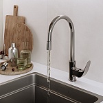 Смеситель для кухни LAPARET LISERA с выдвижным изливом N2042402LPT-5