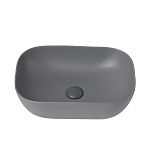 Раковина накладная ABBER Rechteck AC2200MG серая матовая-2