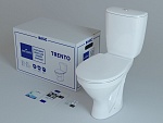 Унитаз-компакт TRENTO 011 3/6 TPL-2