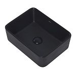 Раковина накладная ABBER Rechteck AC2213MB черная матовая-4