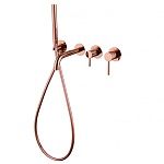 Смеситель ABBER Wasser Kreis AF8130RG для ванны скрытого монтажа, розовое золото-2