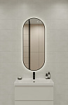 Зеркало ECLIPSE smart 50x122 в черной рамке-2