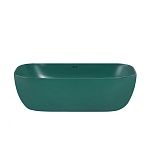 Раковина накладная ABBER Rechteck AC2200MBG темно-зеленая матовая-3