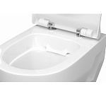 Унитаз подвесной LAPARET Correct с сиденьем микролифт белый с1-4