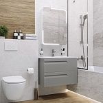 Зеркало шкаф LAPARET Atlas 60х80 влагостойкое, подсветка, димер и антизапотевание (подогрев)+розетка-2