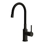Смеситель для кухни MELAR с гибким изливом черный