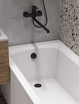 Смеситель BRASKO BLACK для ванны черный-30