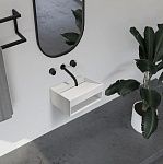 Тумба с раковиной ABBER Stein AS2645-0.6 подвесная, белая матовая-2