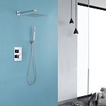 Душевая система ABBER Daheim AF8251 скрытого монтажа без излива, термостат, хром-2
