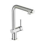 Смеситель для кухни FLAVIS с выдвижным изливом два режима хром-2