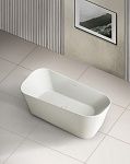 Ванна из искусственного камня ABBER Stein AS9609 белая матовая-2