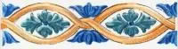 STG\A460\5232 Капри майолика бордюр 20*6,3, Керама Марацци