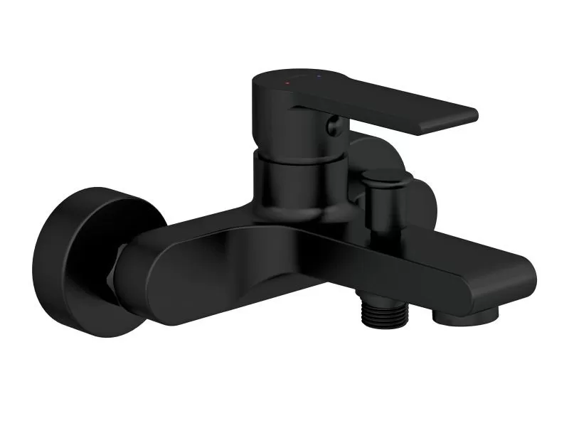 Смеситель BRASKO BLACK для ванны черный