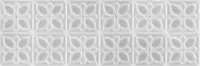 Плитка Meissen Keramik Lissabon квадраты серый рельеф 25x75 LBU093