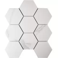 Мозаика Hexagon big Carrara Matt 95x110 Starmosaic