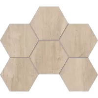 Мозаика Soft Wood SF 02 25x28.5x1 неполированная Белый (Estima)