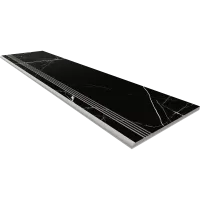 Ступени Marble ONLYGRES MOG 601 30x120x0.9 полированные Черный