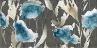 586572001 Aura (Аура) Grafite Floris серый декор 31,5х63, Azori