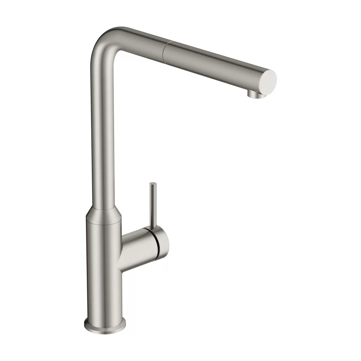 Смеситель для кухни FLAVIS с выдвижным изливом сатин