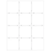 1146H Конфетти белый блестящий, полотно 29,8х39,8 из 12 частей 9,8, Керама Марацци