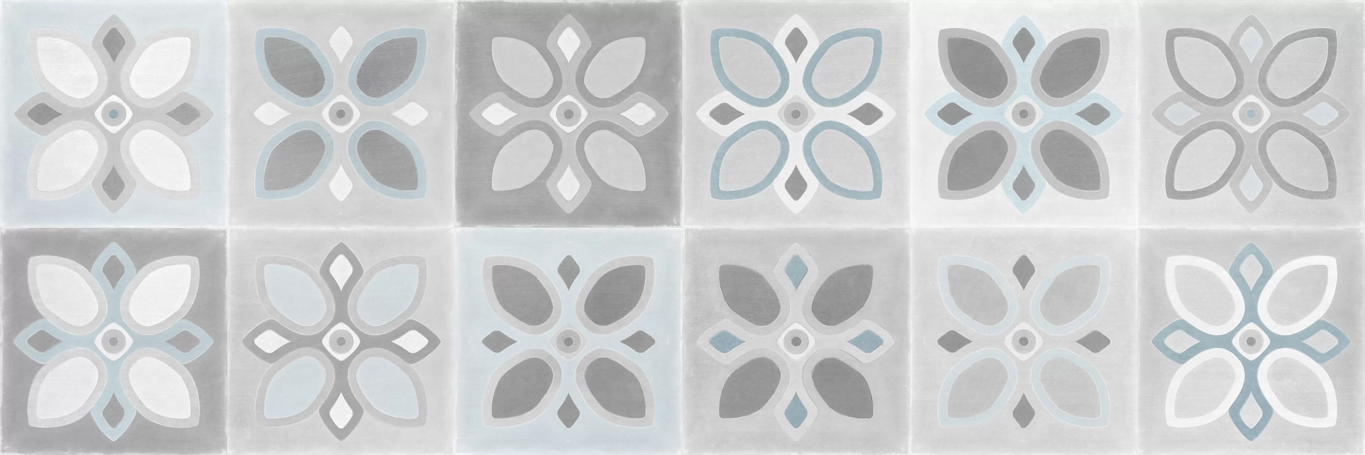 Плитка Meissen Keramik Lissabon многоцветный 25x75 LBU451