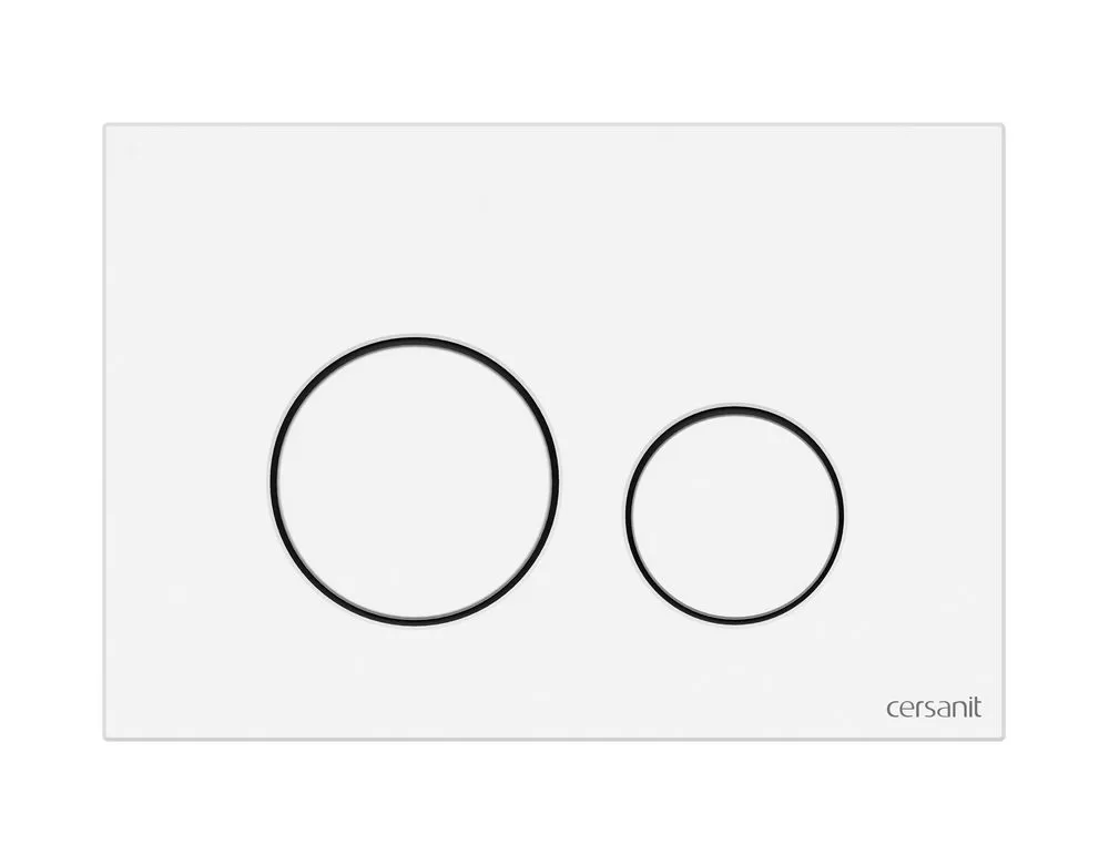 Кнопка TWINS для LINK PRO/VECTOR/LINK/HI-TEC пластик белый (Cersanit)