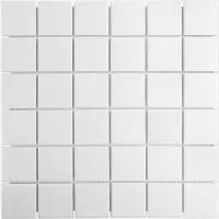 Противоскользящая мозаика White Antislip 48х48 (Starmosaic)