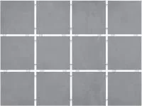 1271 H Амальфи серый д/стен29.8*39.8 (из 12 частей9,8*9,8), Керама Марацци