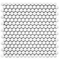 Мозаика Penny Round White Matt (StarMosaic)