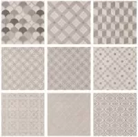 1575Т N Карнаби - стрит беж орнамент д/пола (в коробке0,92 поддон22.08)20*20, Керама Марацци