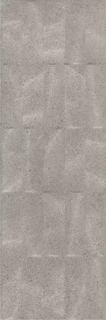 12152R Плитка для стен Безана серый структура обрезной 25x75, Kerama Marazzi