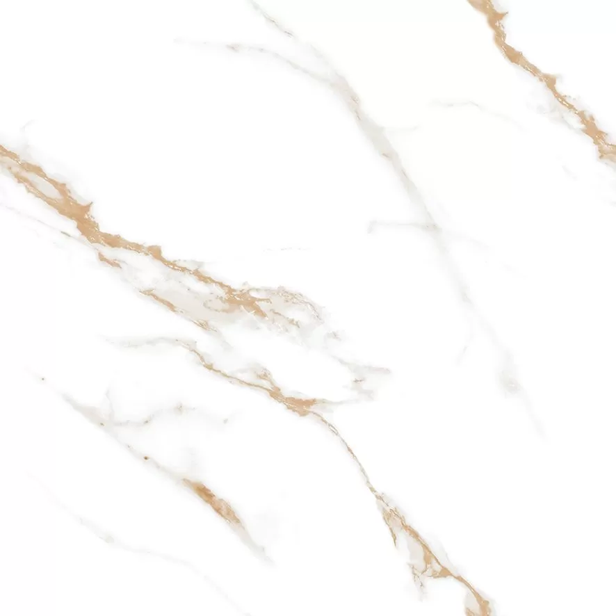 Calacatta Sharp Gold Керамогранит белый 60х60 Полированный