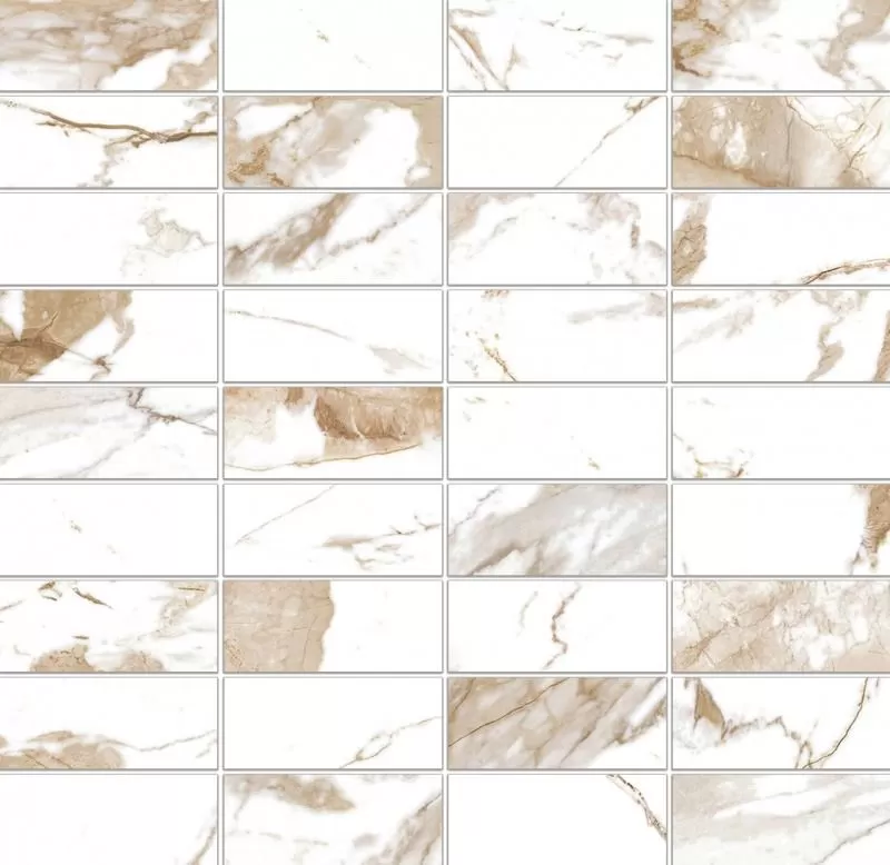 Мозаика Meissen Keramik Wild chic белый 30x30 A16678