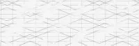 Настенная вставка Meissen Keramik Trendy геометрия белый 25x75 TY2U051