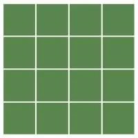 Фальш-квадрат плитка-модуль зеленый (007) 60*60, Keramark