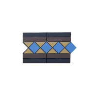 Пушкин бордюр горчичный (015/006/012/013) 30.6*16, Keramark