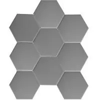 Мозаика Hexagon Big Grey Matt 95x110 Starmosaic