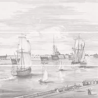 12108R\3x\3F Город на воде СПб панно из 3-х частей обрезной 75*75, Керама Марацци