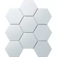 Мозаика Hexagon Big White Matt 95x110 Starmosaic