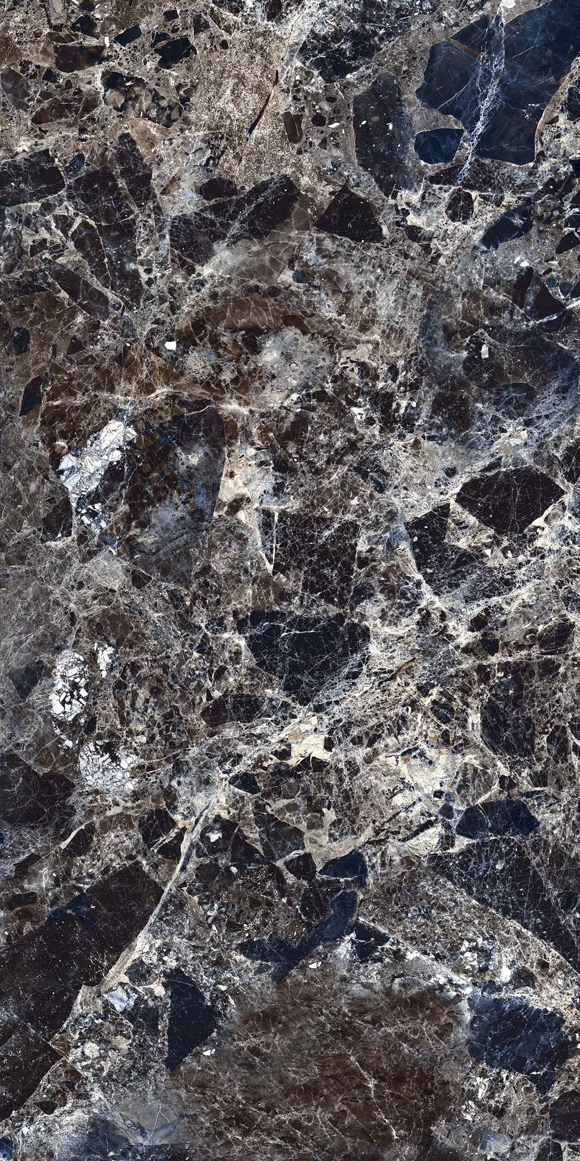 GR208 Керамогранит Roman Empro Brown 60*120см high glossy 1,44м2