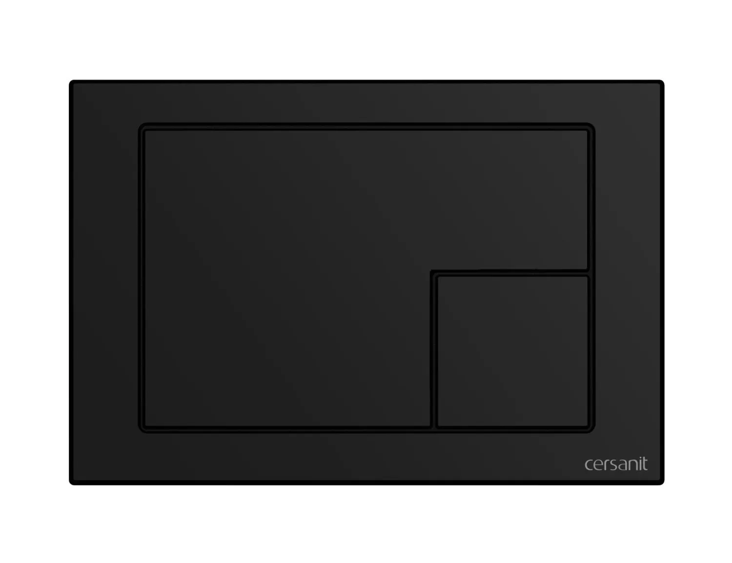 Кнопка CORNER пластик черный матовый (Cersanit)