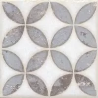 STG\A401\1266 Амальфи орнамент коричневый декор 9,9*9,9, Керама Марацци