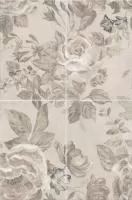 8271\4х\3F Александрия сетлый панно их 4х плиток 20*30 (размер каждой части ) 40*60, Керама Марацци