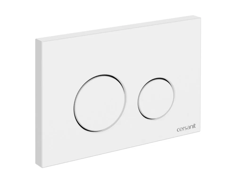 Кнопка TWINS для LINK PRO/VECTOR/LINK/HI-TEC пластик белый (Cersanit)