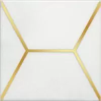 OP\A181\17063 | Декор Витраж белый, 15*15, Керама Марацци