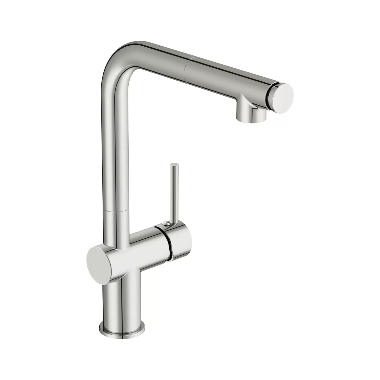 Смеситель для кухни FLAVIS с выдвижным изливом два режима хром