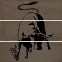 VB\A21\3x\13062R | Панно Раваль Бык 90х90, Керама Марацци