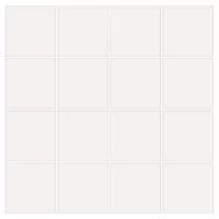 Фальш-квадрат плитка-модуль белый (001) 60*60, Keramark