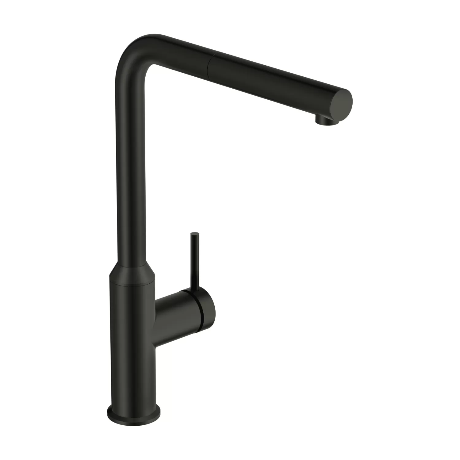 Смеситель для кухни FLAVIS с выдвижным изливом черный