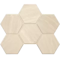 Estima Gabbro Мозаика Gabbro GB 01 25x28.5x1 неполированная Белый